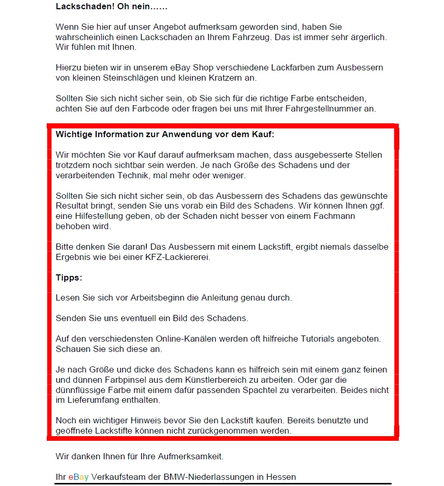 Original MINI Lackstift Set Enigmatic Black C3Y 12ml inkl. Klarlack 12ml - Bild 3 von 3