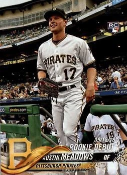 Austin Meadows 2018 Topps Update #US130 Pittsburgh Pirates