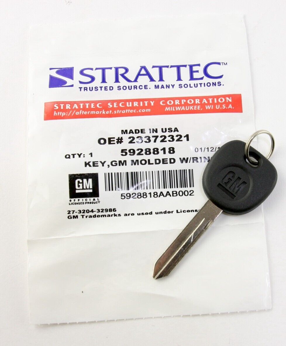 OEM GM 23372321 Key Door Ignition Lock key Blank Uncut OEM GM 23372321 Key Door Ignition Lock key Blank Uncut