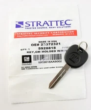 OEM GM 23372321 Key Door Ignition Lock key Blank Uncut Strattec 5928818