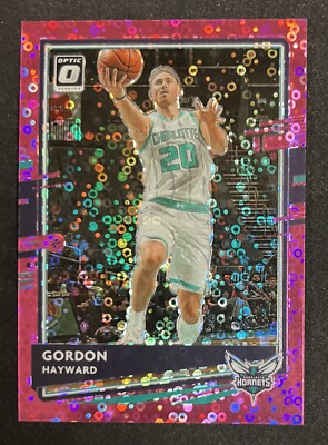 2020-21 Donruss Optic Gordon Hayward Pink Disco Prizm #'d /20 Hornets SSP