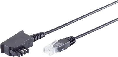 TAE-F Stecker für maximale S/Conn Konnektivität auf RJ45 Kappen VD Router Kabel
