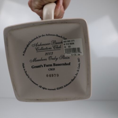 AB Anheuser Busch Budweiser Members Only cb25 Grants Farm Bauernhof NIB 2003 - Picture 8 of 10