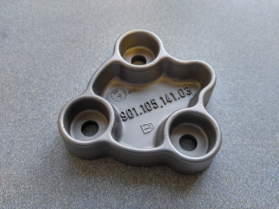 VERY NICE USED ORIGINAL GENUINE PORSCHE 911 914-6 INTERMEDIATE SHAFT COVER NLA - Image 2 of 4