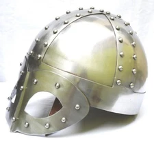Medieval Viking Mask Deluxe Helmet With Liner & Chin Strap For Man-Reproduction