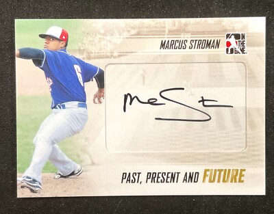 2013 ITG Past Present and Future Auto Marcus Stroman #PPF-MS1 Auto Yankees Cubs