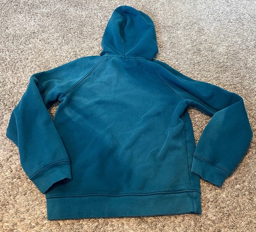 Youth Under Armour Blue-Green Size Small Loose Fit COLDGEAR Hoodie - Picture 4 of 5