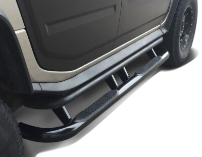 BLACK passend für Hummer H2 (2003-2007) Trittbretter Einstiegshilfe Seitenleiste