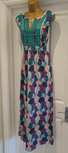 Mantaray Jungle Print Floral Maxi Dress 16 New with tags - Picture 2 of 8
