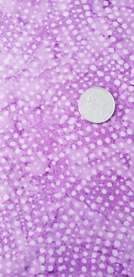 Timeless Treasures TONGA LILAC Purple cream dot spiral Batik BTY Quilting 