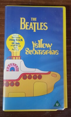 The Beatles Yellow Submarine VHS Video Classic Collectors Item