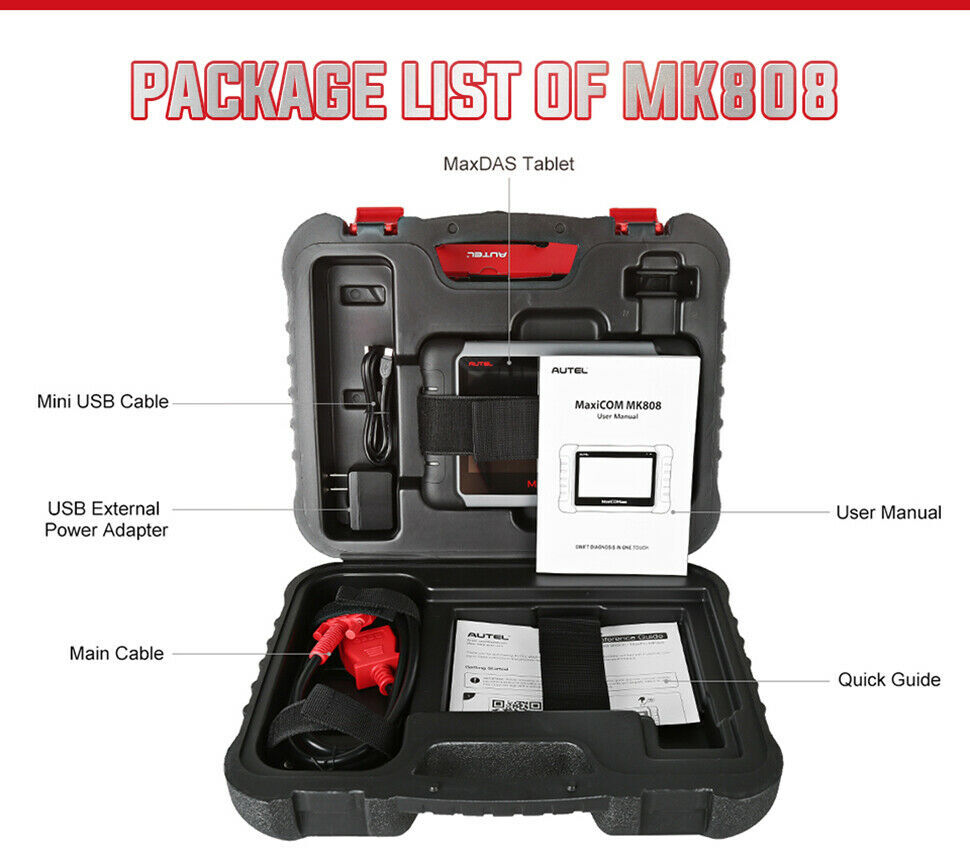 2025 Autel MaxiCOM MK808S Diagnostic Scanner - Bidirectional, Key Coding, 38+ Reset Services 6 thumbnail image