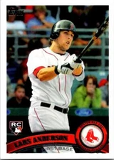 Lars Anderson 2011 Topps #254 RC Red Sox ID:30118