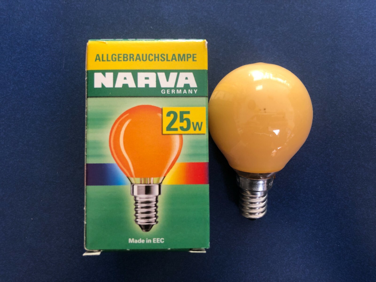 Narva Drop Lamp 25W E14 230V Orange Dimmable!!!