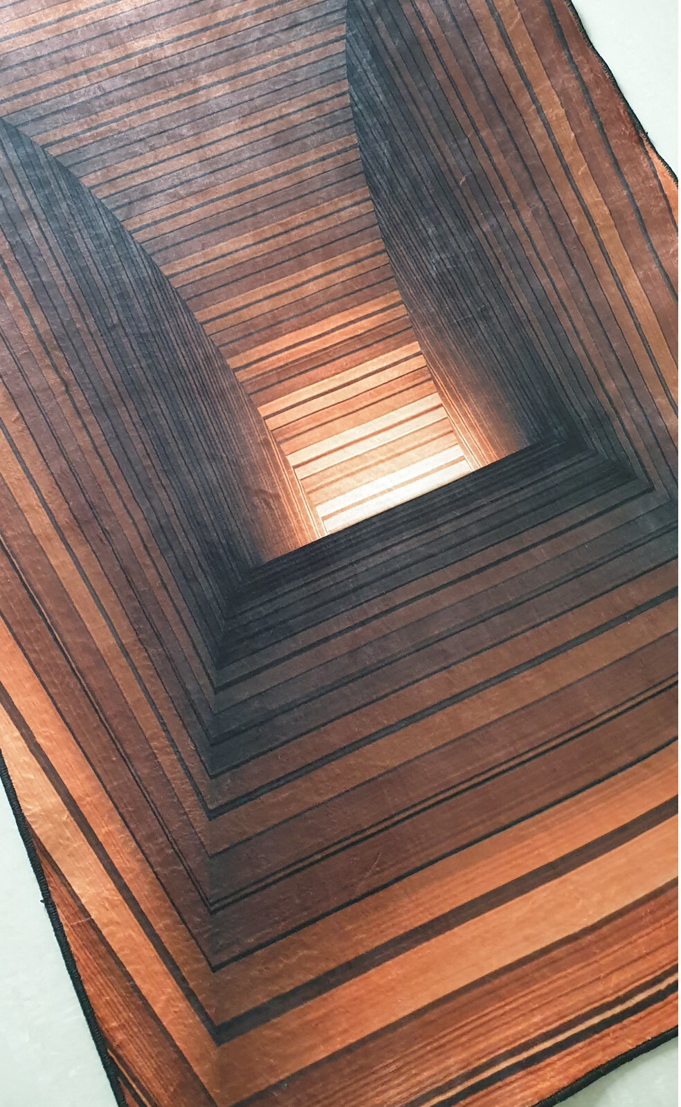 Stair illusion Rug,Optical illusion rug,Optical illusion, Cotton base