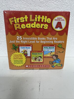 Scholastic First Little Reader Guided Beginning Reading Level A 25 Booklets NEW
