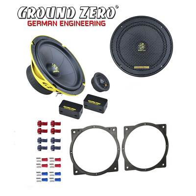 Ground Zero Auto SPL Lautsprecher System 16,5cm für Kia Carens IV ab 2013
