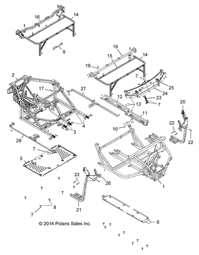 Genuine Polaris NEXT Skid Plate Hardware Kit UTV P/N 80401602 - Bild 1 von 2