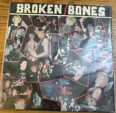Broken Bones -never Say Die Vinyl Combat Core 1986   12  Ep Hardcore Punk