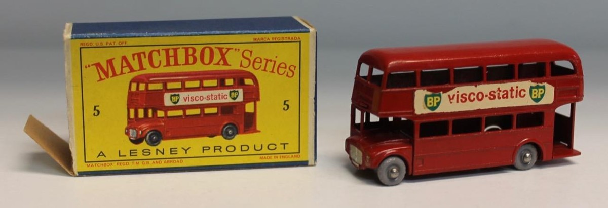 ミニカー MATCHBOX No.5 LONDON BUS MATCHBOX Lesney No 5 -B from 1957 . London Bus 