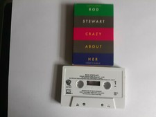 Rod Stewart, Crazy About Her Cassette Single,1988, Warner Brothers 
