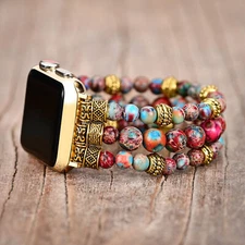 Emperor Stone for Apple Watch Series 9 8 7 6 5 4 3 2 1Strap Replacement Band