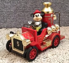 Masudaya Corporation - Tin Mickey Mouse - Fire Engine Disney Vintage Retro 5 Car