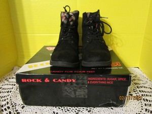 rock candy combat boots