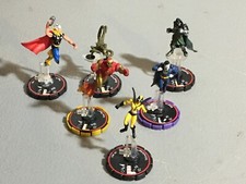 A21312 HEROCLIX WIZKIDS RARO PAQUETE DE 6 SIN CARTAS BIZARRO IRON MAN THOR DOOMBOT