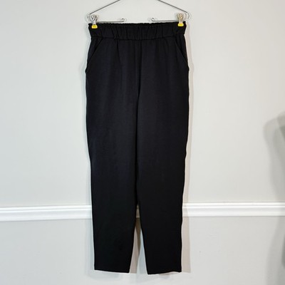 Lululemon Keep Moving Pant 7/8 High-Rise Black Womans Size 6 Elastic Waist