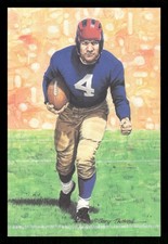 Tuffy Leemans 1990 Goal Line Hall of Fame Art Collection #49 New York Giants