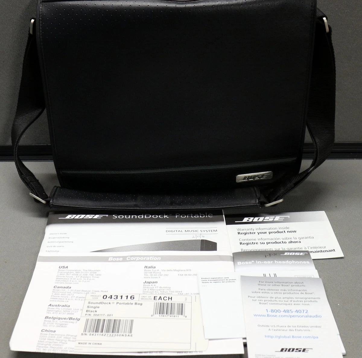 BOSE Sound Dock Portable 専用バッグ付き Bose Bose SoundDock Portable Audio Player Docks & Mini Speakers