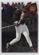 1997 Pacific Crown Collection Fireworks Die-Cuts Frank Thomas #FW-5 HOF 1k1g
