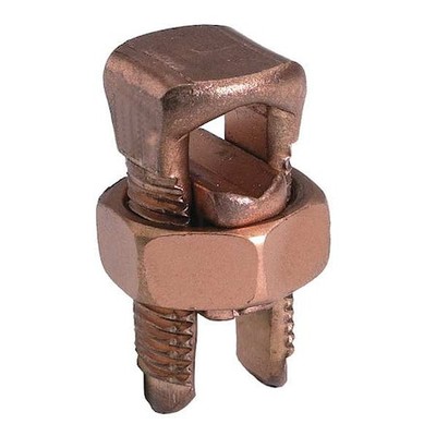 Burndy Ks203 Split-Bolt Connector,8 Str To 4 Sol