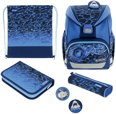 herlitz Schulranzen UltraLight Plus ''Blue Shark''