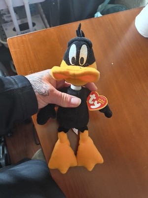 Ty Original Beanie Babies Daffy 9'' Plush Stuffed Animal Looney Tunes