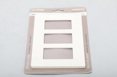 Lutron CW-3-LA Light Almond Light Switch Cover 027557513180 - NEW