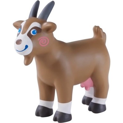 HABA Little Friends Ziege - Bauernhof-Spielzeug, Tierfigur für Kinder ab 3 Jahre