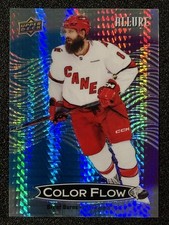 2024-25 Upper Deck Allure #CFL-13 Brent Burns /25 Blue-Purple Spectrum Color Flo