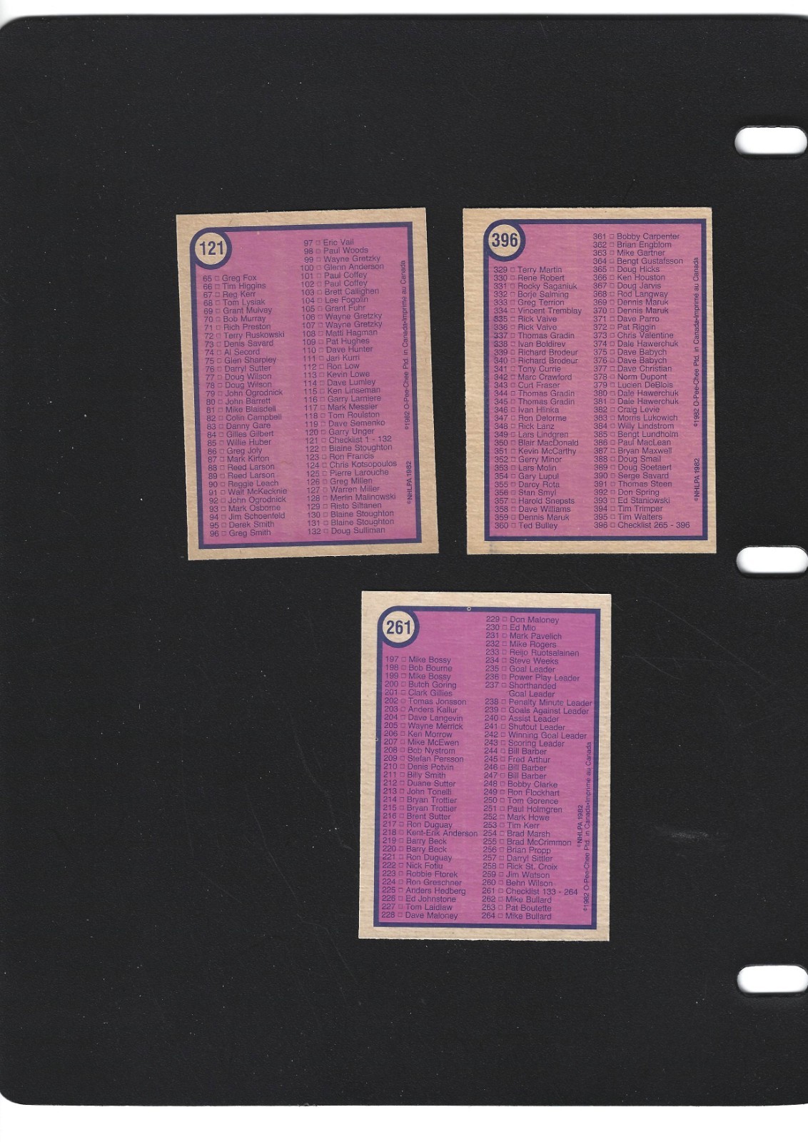 1982-83 O-PEE-CHEE HOCKEY COMPLETE SET (NM-NRMT) w/PSA 8 Gretzky's and Bourque view 19