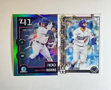 2025 Bowman Scouts Top 100 Chrome Dalton Rushing rookie card