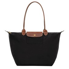 Genuine New Longchamp Le Pliage tote bag Travel Bag Nylon Handbag Large Black