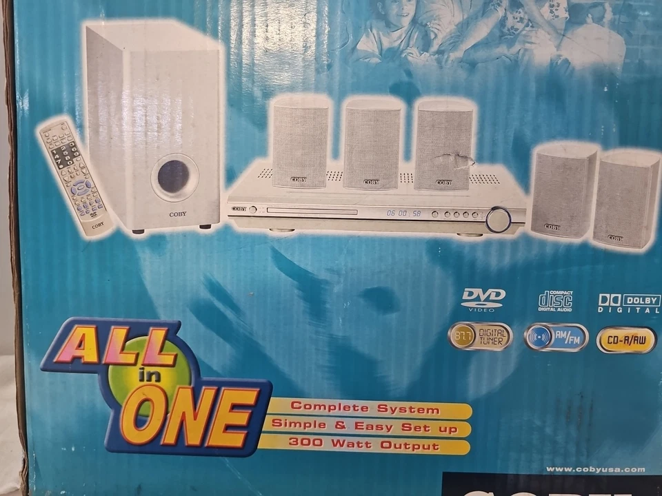 Coby DVD-925 300 Watt Home Theater System In Box With Remote - Image 3 of 3