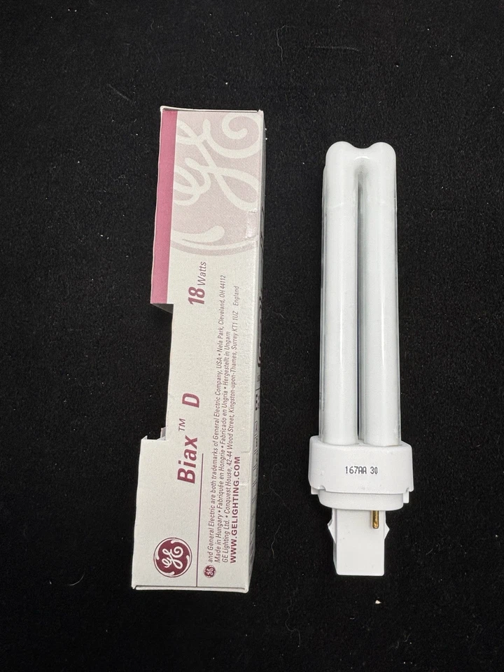⚡️9-pack⚡️ BIAX D 18W 2 PIN F18DBXT4/SPX30 COMPACT FLUORESCENT LAMPS🐕 - Image 2 of 4