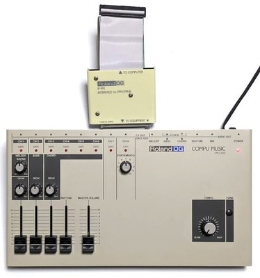 Roland DG CMU-800 CompuMusic Sound Module AMDEK   Power On, For Parts / Junk