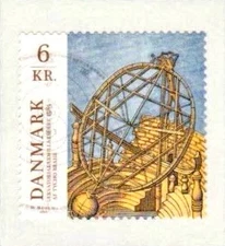 Denmark #Mi1693 MNH 2012 Astronomy Equator Armillary Sphere Tycho Brahe [1576]