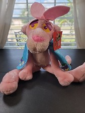 Vintage RARE 18" United Artists PINK PANTHER Plush in Easter Cape Bunny Ears