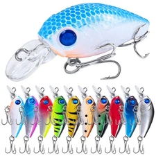 FREE FISHER Fishing Crankbaits,4.7cm/3.3g Topwater Hard Lures Artificial Lures