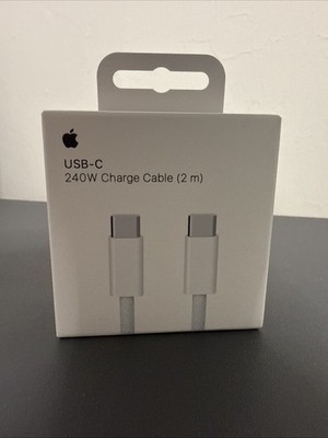 Apple USB-C 240W charge cable 2M Length , Apple Model: A2794, (MYQT3ZM/A)