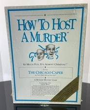 Vtg How To Host Murder Mystery Game Chicago Caper Intuitive Marketing #20 New